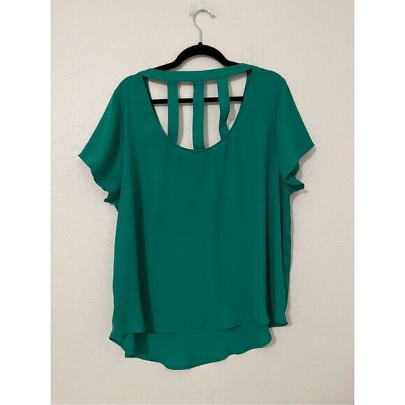 Torrid Caged Back Blouse - Picture 4 of 4